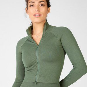 Fabletics Women's Kinsley Cropped Seamless Jacket,
